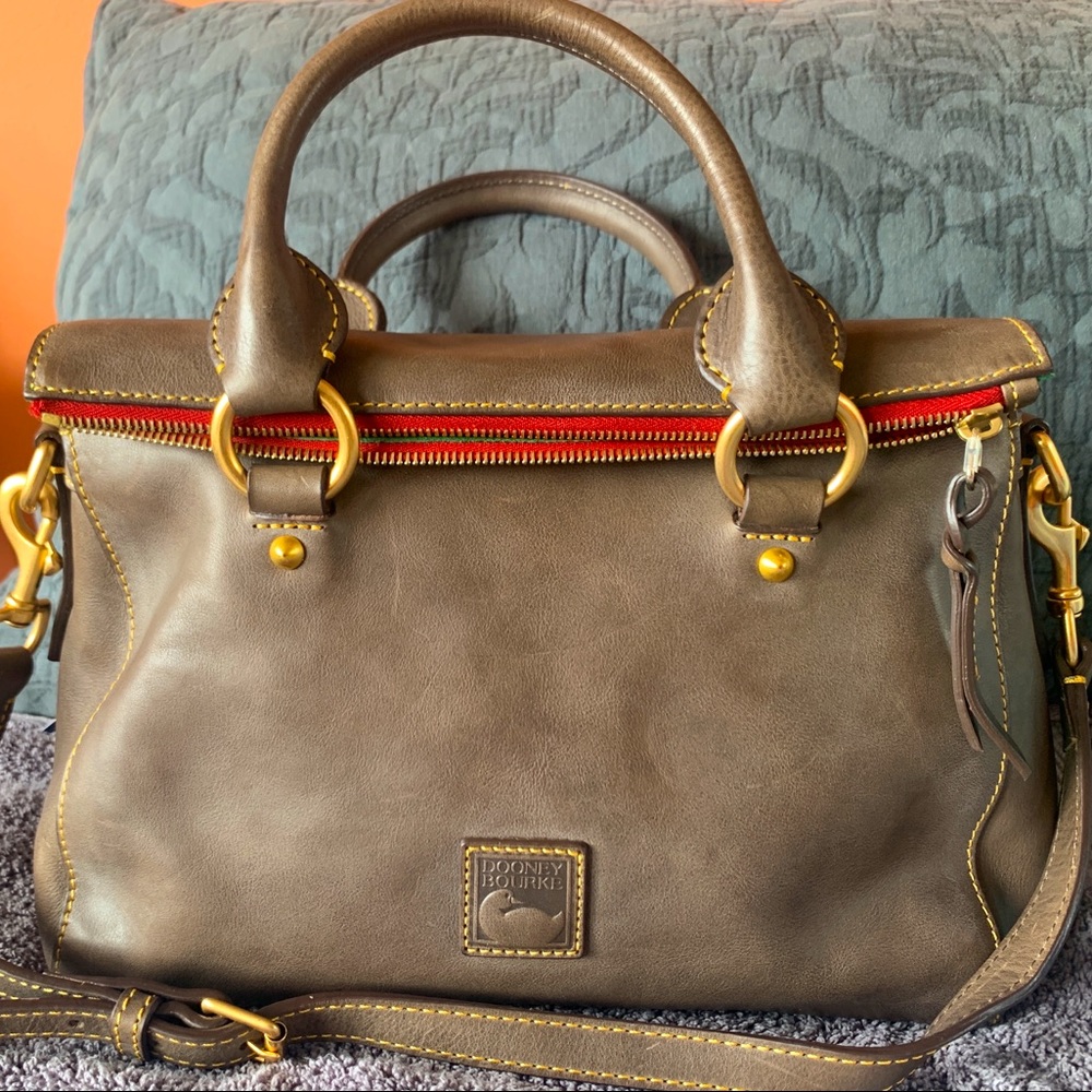 Dooney and Burke charcoal satchel